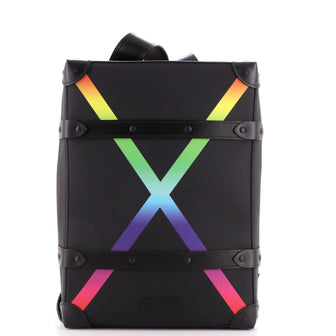 Louis Vuitton Soft Trunk Backpack Rainbow Taiga Leather PM