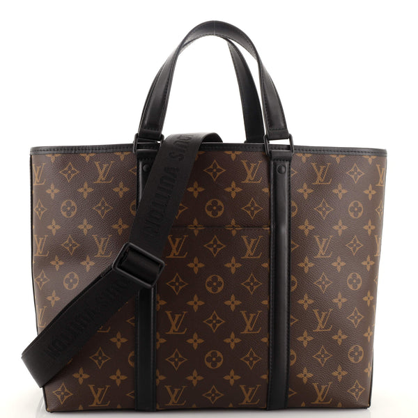 Louis Vuitton, Bags, Louis Vuitton Weekend Tote Macassar Monogram Canvas  Pm Brown