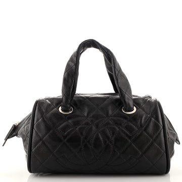 Chanel Classic Bowler Bag Quilted Caviar Small