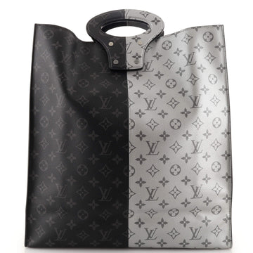 Louis Vuitton North South Tote Monogram Eclipse Split Canvas