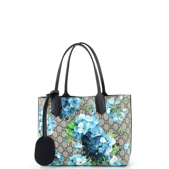 Gucci Reversible Tote Blooms GG Print Leather Small