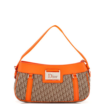 Christian Dior Vintage Trotter Street Chic Pochette Diorissimo Canvas