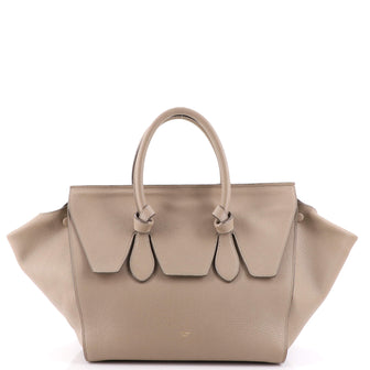 Celine Tie Knot Tote Smooth Leather Small