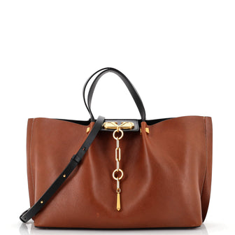 Valentino Garavani VLogo Escape Tote Leather Medium