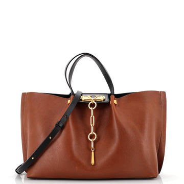 Valentino Garavani VLogo Escape Tote Leather Medium