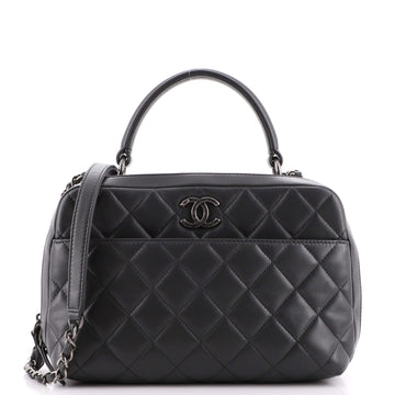 Chanel Trendy CC Bowling Bag Quilted Lambskin Medium
