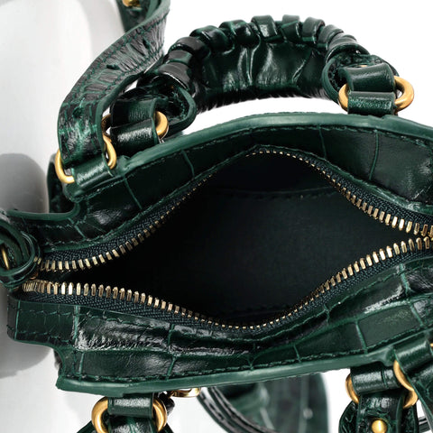 balenciaga crocodile city bag