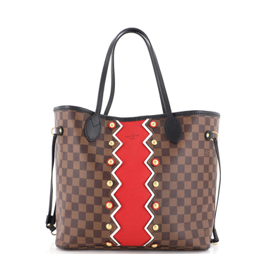 Louis Vuitton Neverfull NM Tote Limited Edition Damier Karakoram MM