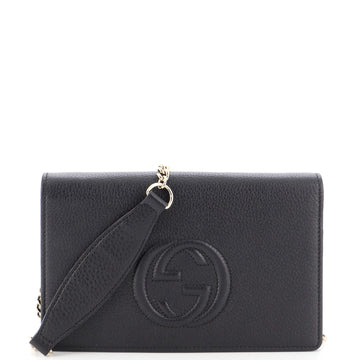 Gucci Soho Wallet on Chain Leather