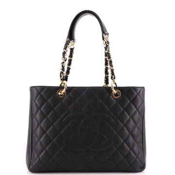 Chanel Grand Shopping Tote Quilted Caviar