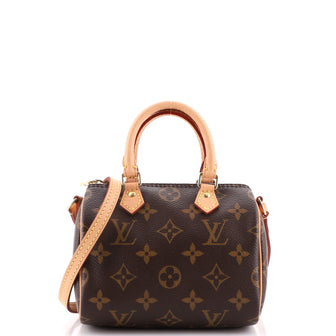 Louis Vuitton Speedy Bandouliere Bag Monogram Canvas Nano