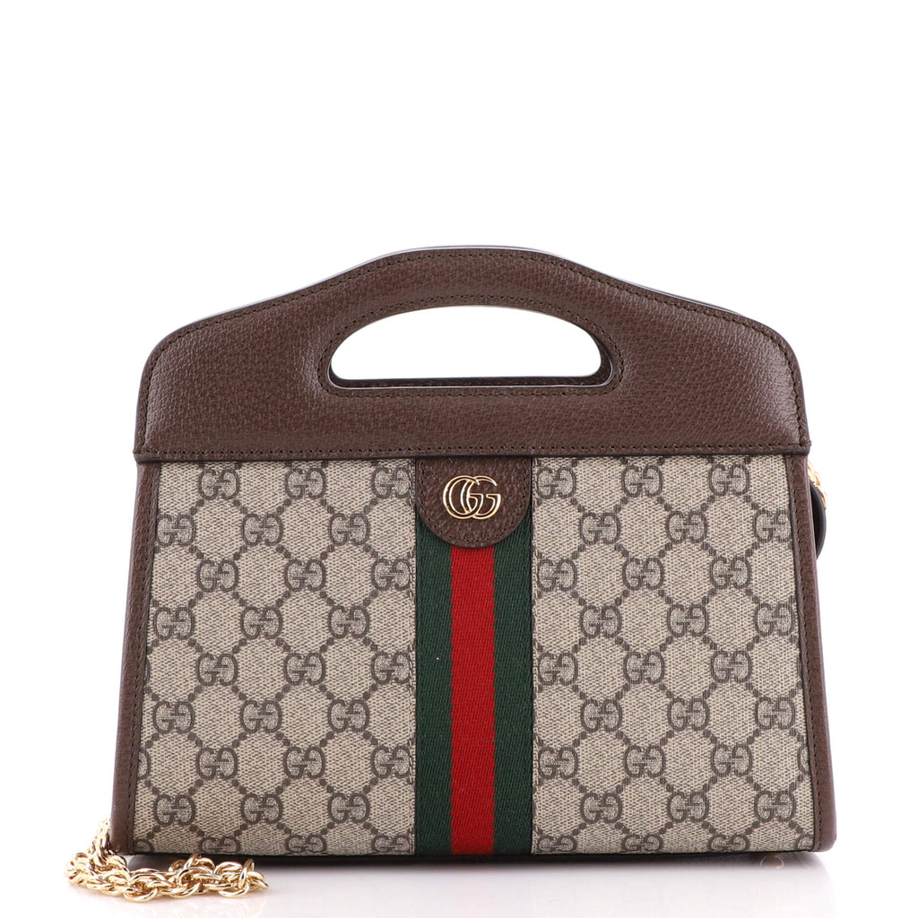 Gucci Ophidia Cut Out Handle Tote GG Coated Canvas Small 202407