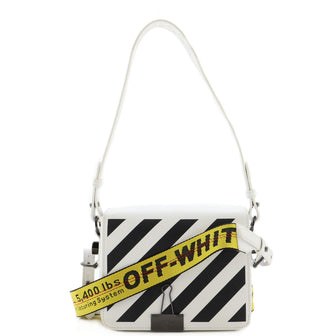 Off-White + Mini Leather Stripe Shoulder Bag