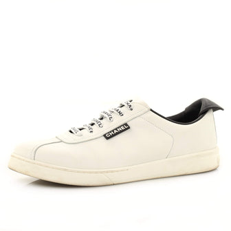 Chanel Women's CC Low-Top Sneakers Leather