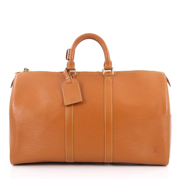 Louis Vuitton Keepall Bag Epi Leather 45 Brown 2024403