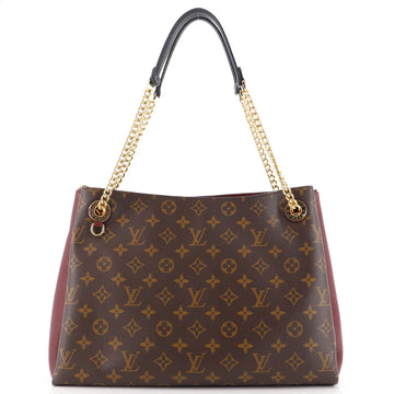 Louis Vuitton Surene Handbag Monogram Canvas with Leather MM