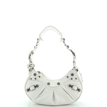 Balenciaga Le Cagole Giant Studs Shoulder Bag Leather XS