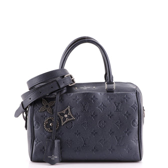Louis Vuitton Speedy Bandouliere NM Bag Pins Monogram Empreinte Leather 25