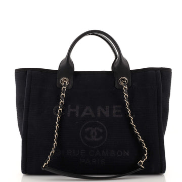 Chanel Deauville NM Tote Mixed Fibers Small
