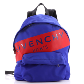 Givenchy Logo Backpack Nylon with Leather Large