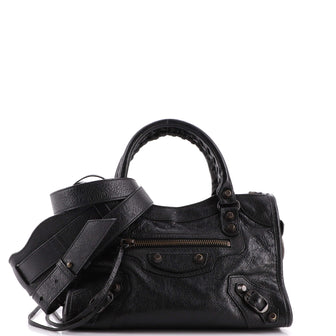 Balenciaga City Classic Studs Bag Leather Mini