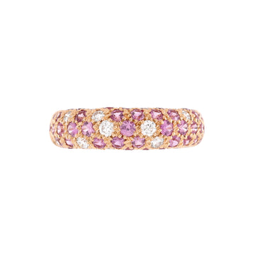 Cartier Etincelle de Cartier Ring 18K Rose Gold with Pink Sapphires and Diamonds