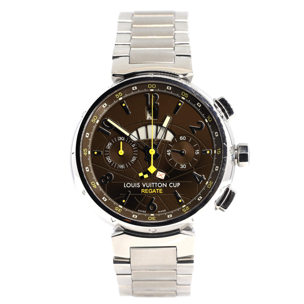 Louis Vuitton Tambour Louis Vuitton Cup Regate Chronograph Automatic Watch  Stainless Steel 44 20254542