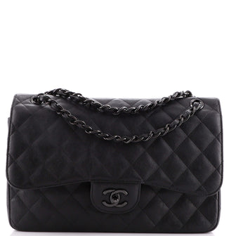Chanel Iridescent Leather And Aged Calfskin Flap Bag
