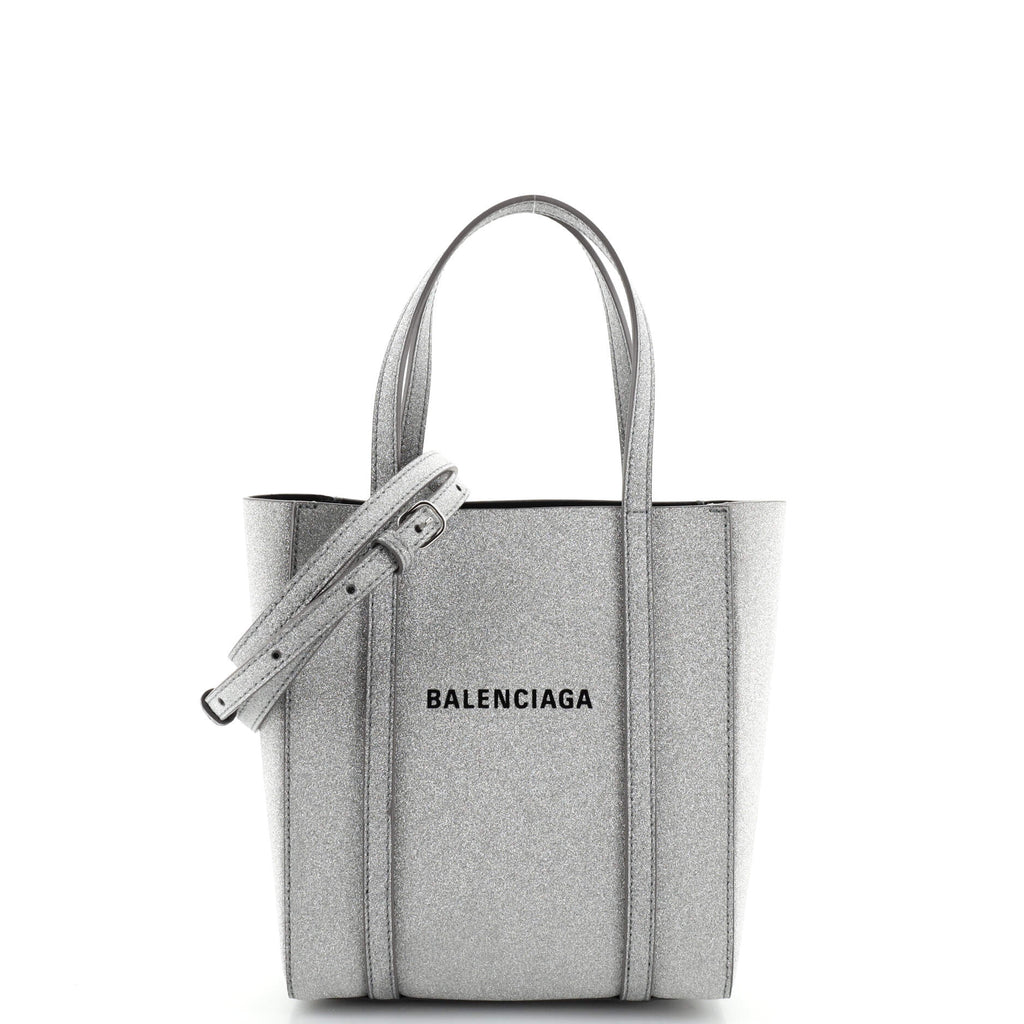 Dazzle Them With The New Balenciaga Silver Glitter XS Shoulder Bag  CNK  Daily ChicksNKicks
