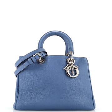 Christian Dior Diorissimo Tote Pebbled Leather Medium