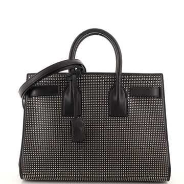 Saint Laurent Sac de Jour Bag Studded Leather Small
