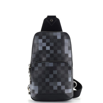 Louis Vuitton Avenue Sling Bag Limited Edition Damier Graphite Pixel