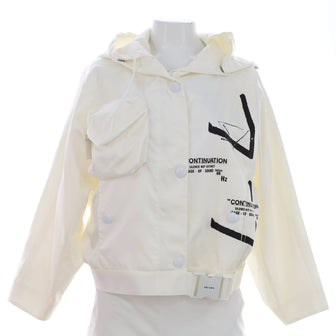 Prada Women's Peter de Potter Blouson Jacket Printed Re-Nylon