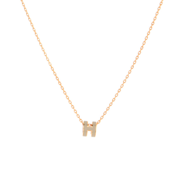 Pop H Pendant in Bleu Yachting Necklace | Bag Religion