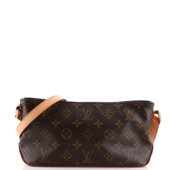Louis Vuitton Trotteur Handbag Monogram Canvas