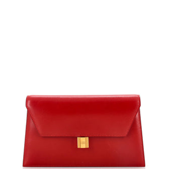 Hermes Vintage Cadenas Clutch Box Calf