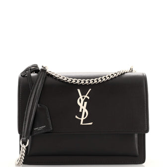 Saint Laurent Sunset Crossbody Bag Leather Medium
