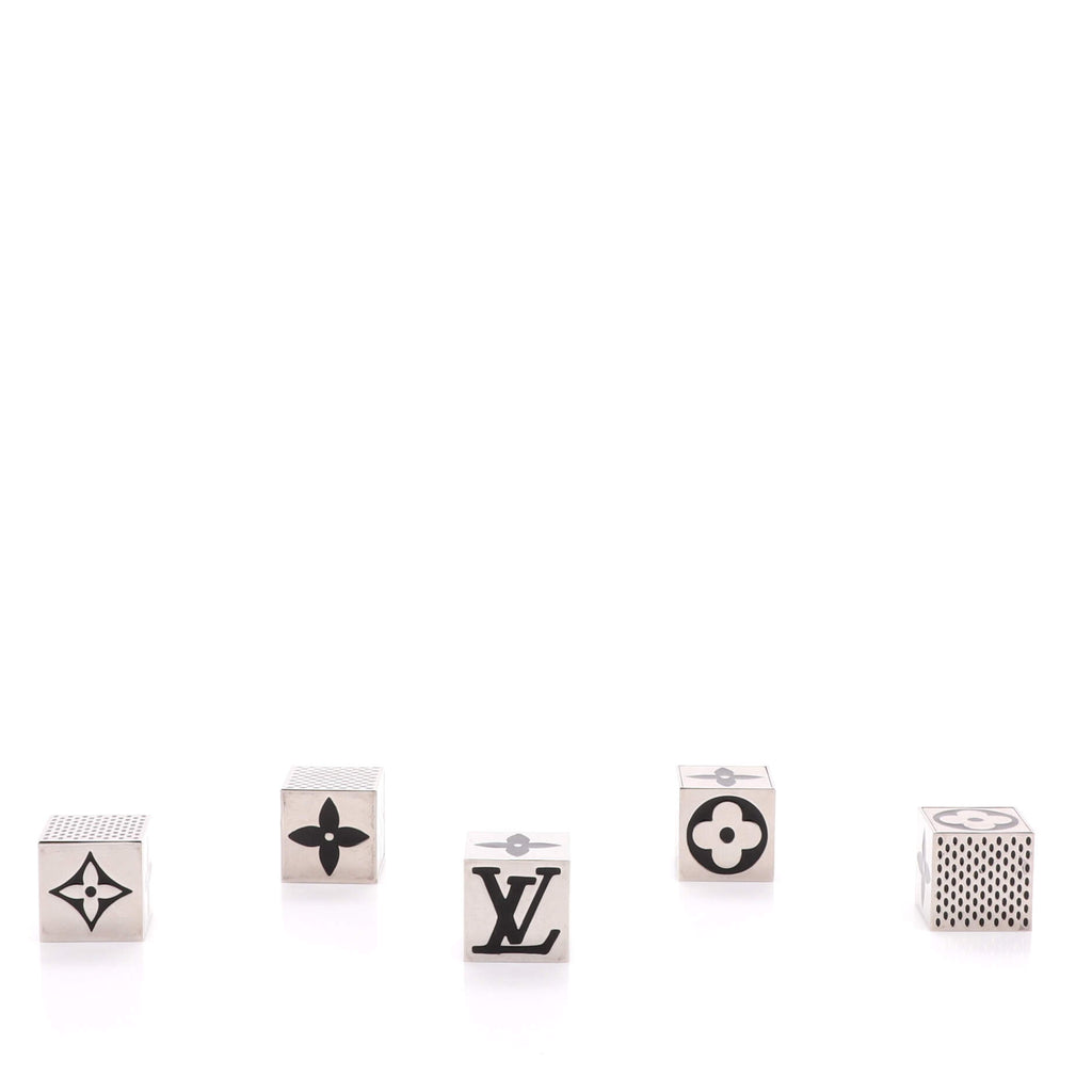 Louis Vuitton Monogram Cube Dice Game Set Metal 202642