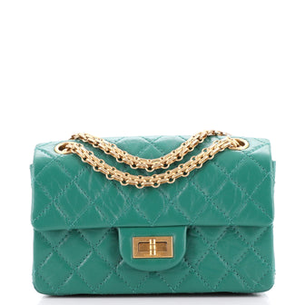 Chanel Reissue 2.55 Flap Bag Quilted Aged Calfskin Mini