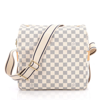 Louis Vuitton Naviglio Handbag Damier White 2026605