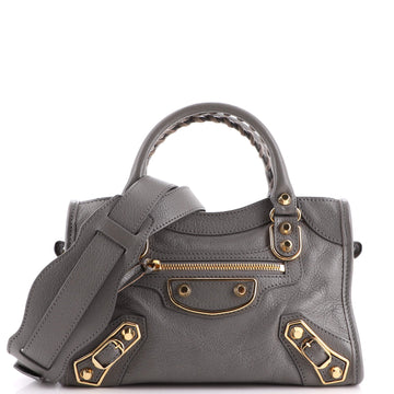Balenciaga City Classic Metallic Edge Bag Leather Mini