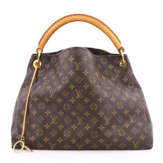 Louis Vuitton Artsy Handbag Monogram Canvas MM Brown