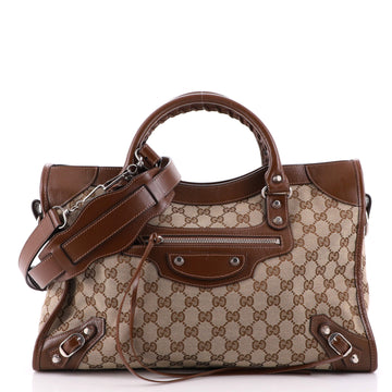 Gucci x Balenciaga The Hacker Project Neo Classic City Bag GG Canvas Medium