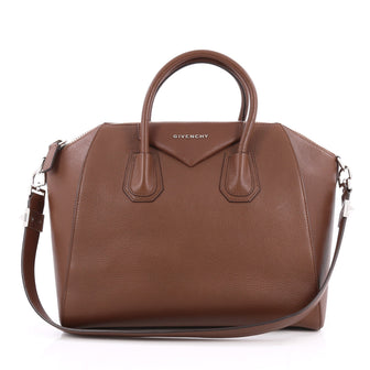 Givenchy Antigona Bag Leather Medium Brown 2027001