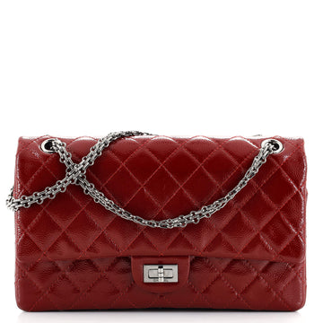 Chanel Reissue 2.55 Flap Bag Quilted Patent Caviar 226