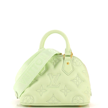 Louis Vuitton Alma Handbag Bubblegram Leather BB