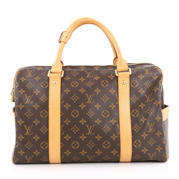 Louis Vuitton Carryall Handbag Monogram Canvas Brown