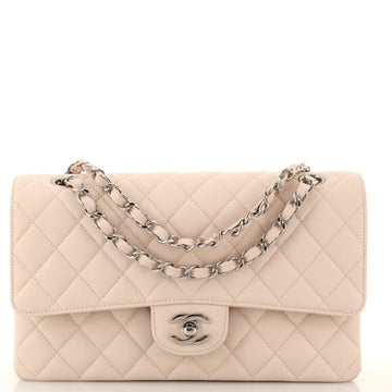 Chanel Classic Double Flap Bag Quilted Caviar Medium