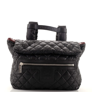 Chanel Coco Cocoon Flap Backpack Quilted Nylon