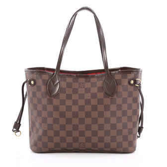 Louis Vuitton Neverfull Tote Damier PM Brown